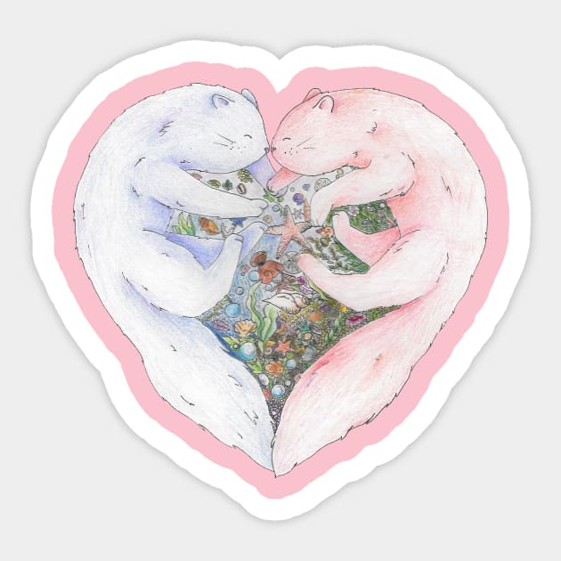 Otterly In Love Sticker by epikowl